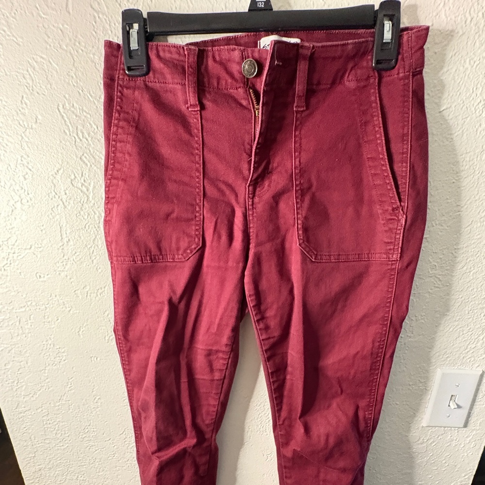 Burgundy Pants Women's Size 4